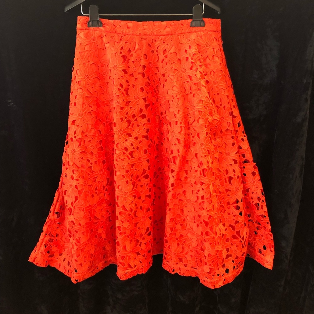 Banana Republic Laser-cut lace poodle skirt